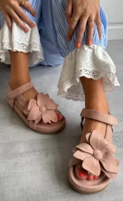 Copenhagen Shoes Sandaler - My Flowers - Papaya