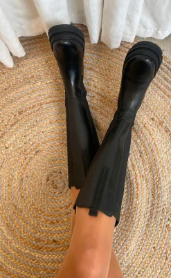 Copenhagen Shoes Støvle - Follow Me - Black (With Black Stiches)