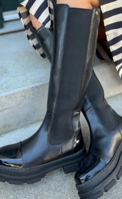 Copenhagen Shoes Støvle - Follow Me - Black Patent