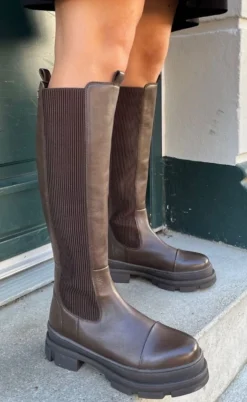 Copenhagen Shoes Støvle - Follow Me And More - Dk Brown