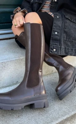 Copenhagen Shoes Støvle - Follow Me And More - Dk Brown