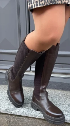 Copenhagen Shoes Støvle - Follow Me And More - Dk Brown