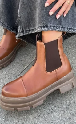 Copenhagen Shoes Støvle - You And Me Low - Cognac