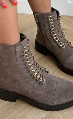 Copenhagen Shoes Støvler - New Rock Suede - Smoke