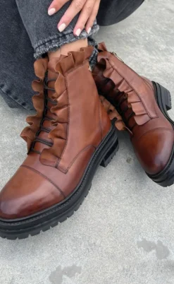 Copenhagen Shoes Støvler - Pretty - Cognac