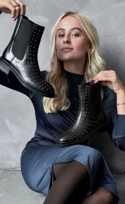 Copenhagen Shoes Støvler - Women Support Women - Black