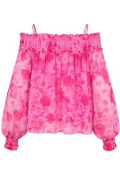 Cras Bluse - Sierra - Pink Rosegarden