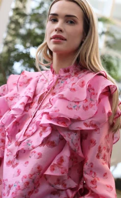 Cras Bluse - Sylvia - Pink Roses