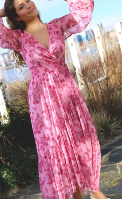 Cras Kjole - Debbie - Pink Roses