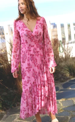 Cras Kjole - Debbie - Pink Roses