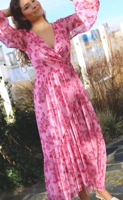 Cras Kjole - Debbie - Pink Roses