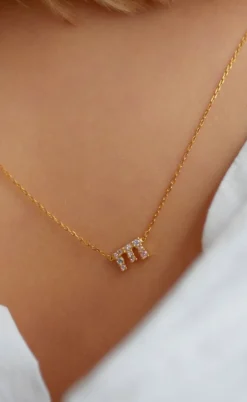 ENAMEL Copenhagen Halskæde - My Name - Gold Colour