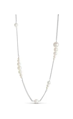 ENAMEL Copenhagen Halskæde- Carmen Pearls - Silver Colour