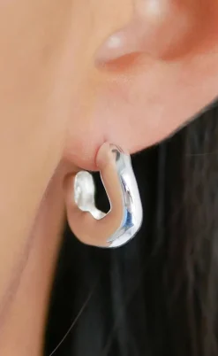 ENAMEL Copenhagen Øreringe - Gianna - Silver Colour