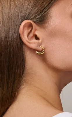 ENAMEL Copenhagen Øreringe - Inga - Gold Colour