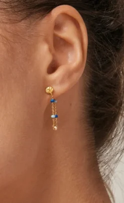 ENAMEL Copenhagen Øreringe - Lola - Marine