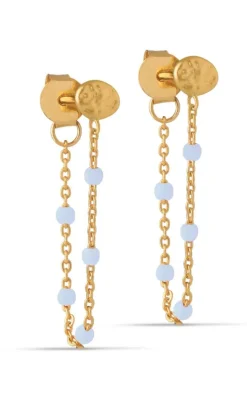 ENAMEL Copenhagen Øreringe - Lola - Sky