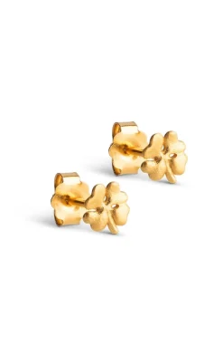 ENAMEL Copenhagen Øreringe - Organic Clover Mini - Gold Colour