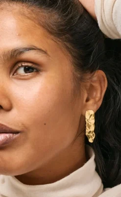 Enamel Copenhagen Øreringe - Sahara - Forgyldt