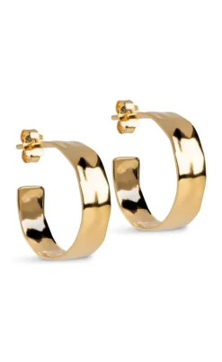 Enamel Copenhagen Øreringe - Sandra Wide - Forgyldt