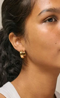 Enamel Copenhagen Øreringe - Sandra Wide - Forgyldt