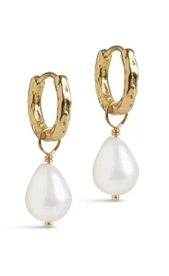 Enamel Copenhagen Øreringe - Significant Pearl - Forgyldt