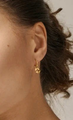 ENAMEL Copenhagen Øreringe - Small Classic Hoops - Gold Colour