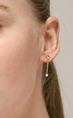 ENAMEL Copenhagen Øreringe - Sunshine Drop - Daisy