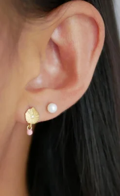 ENAMEL Copenhagen Øreringe / Stud - Coco - Gold Colour