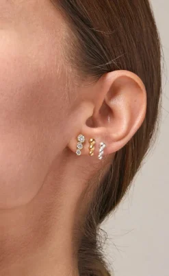 ENAMEL Copenhagen Ørestikkere - Trinity - Clear