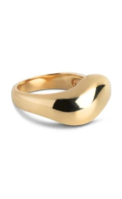 ENAMEL Copenhagen Ring - Agnete Large - Gold Colour
