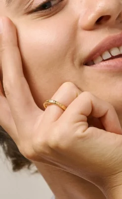 ENAMEL Copenhagen Ring - Heart - Gold