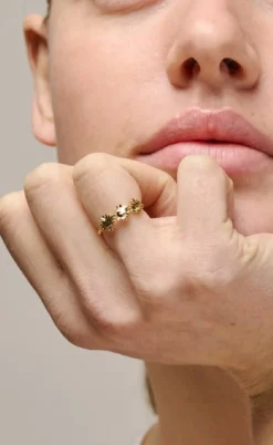 ENAMEL Copenhagen Ring - Sunshine Wreath - Gold Golour