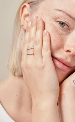 ENAMEL Copenhagen Ring - Sway - Cornflower