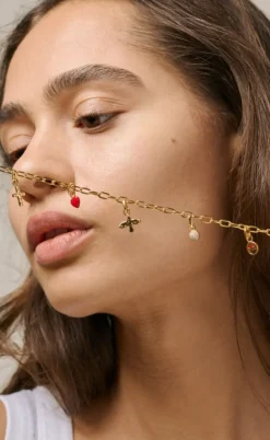 ENAMEL Copenhagen Vedhæng - Funky Smiley - Red