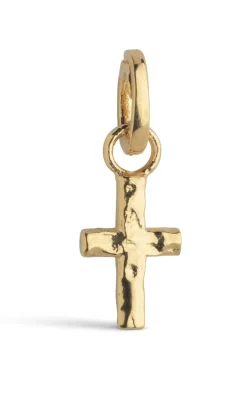 ENAMEL Copenhagen Vedhæng - Golden Cross - Gold Colour