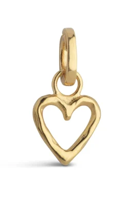 ENAMEL Copenhagen Vedhæng - Organic Heart - Gold Colour