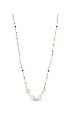 Enamel Halskæde - Lola Perla - Dreamy/Pearl
