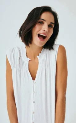 Freequent Blouse - Ally - Brilliant White