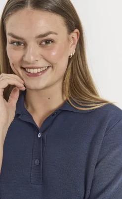 Freequent Bluse - Ani - Navy Blazer