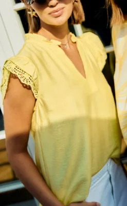 Freequent Bluse - Lisa - Goldfinch