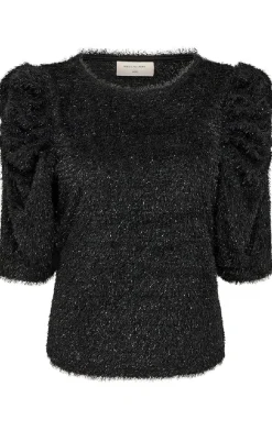 Freequent Bluse - Molurex - Black