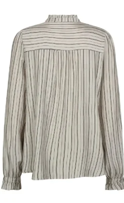 Freequent Bluse - Onilla - Moonbeam w. Black