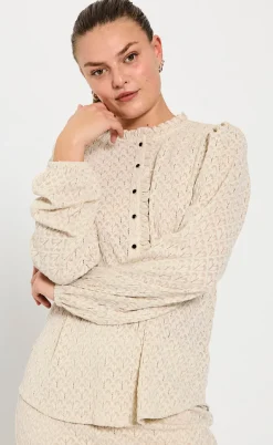 Freequent Bluse - Rigga - Moonbeam