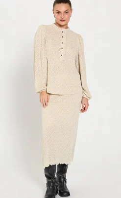 Freequent Bluse - Rigga - Moonbeam