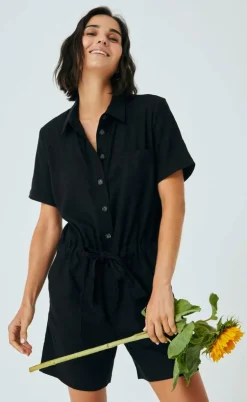 Freequent Buksedragt - Lava - Black