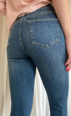 Freequent Bukser - Harlow - Medium Blue