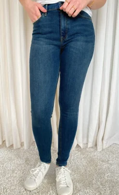 Freequent Bukser - Harlow - Medium Blue