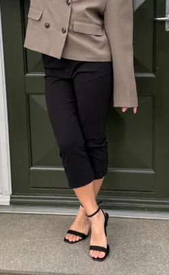 Freequent Bukser - Isadora Capri - Black