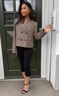 Freequent Bukser - Isadora Capri - Black